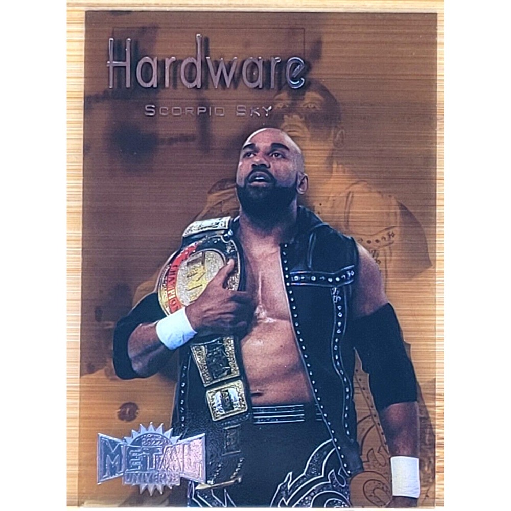 2022 UPPER DECK AEW METAL UNIVERSE SCORPIO SKY HARDWARE
